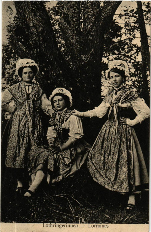 Carte postale ancienne Lothringerinen - Lorraines