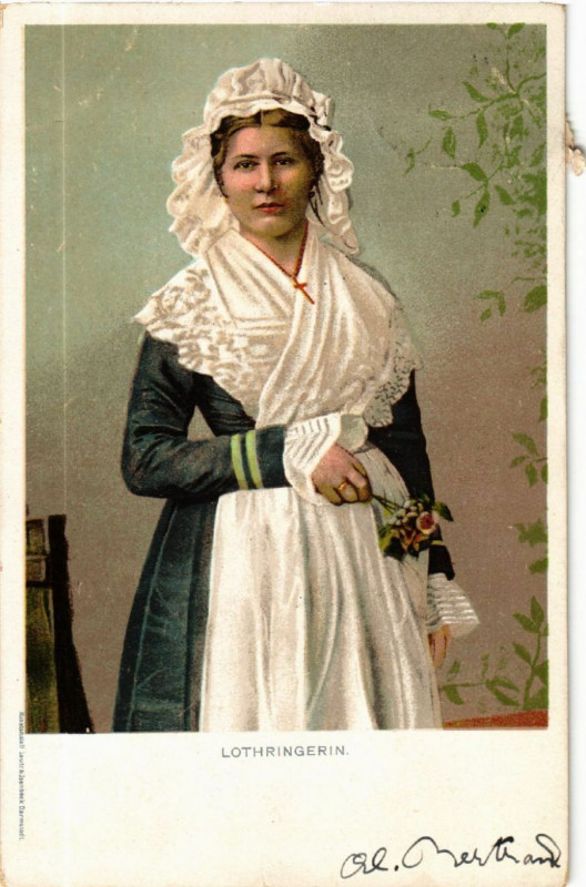 Carte postale ancienne Lothringerin