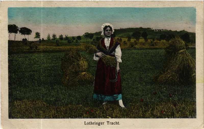 Carte postale ancienne Lothringer Tracht