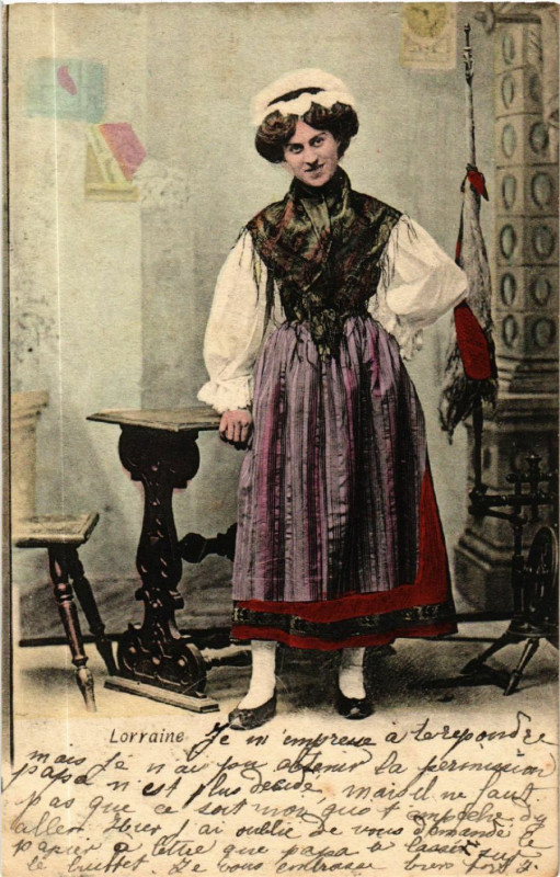 Carte postale ancienne Lorraine