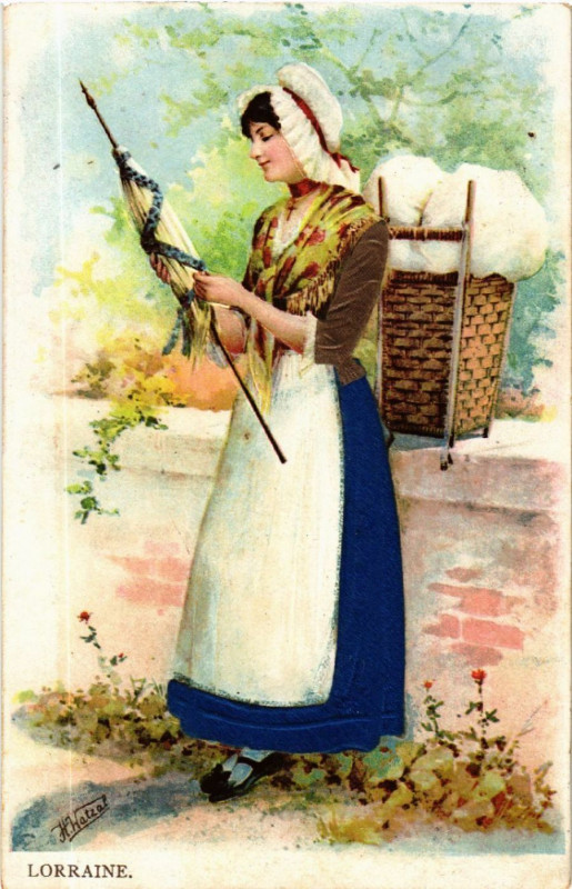 Carte postale ancienne Lorraine