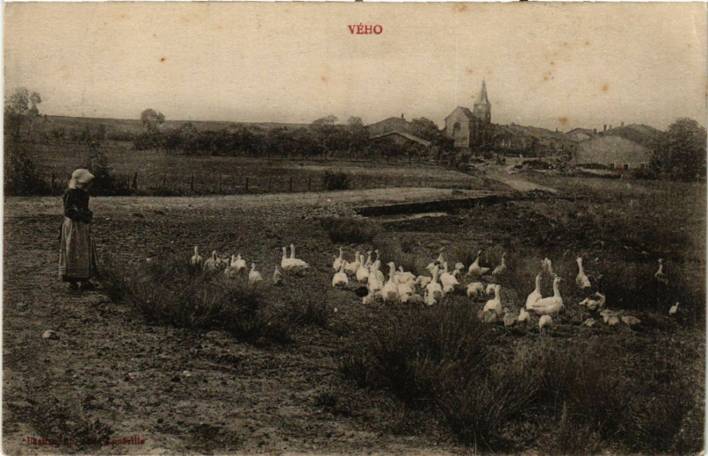 Carte postale ancienne Veho - Vého - Scene à Vého