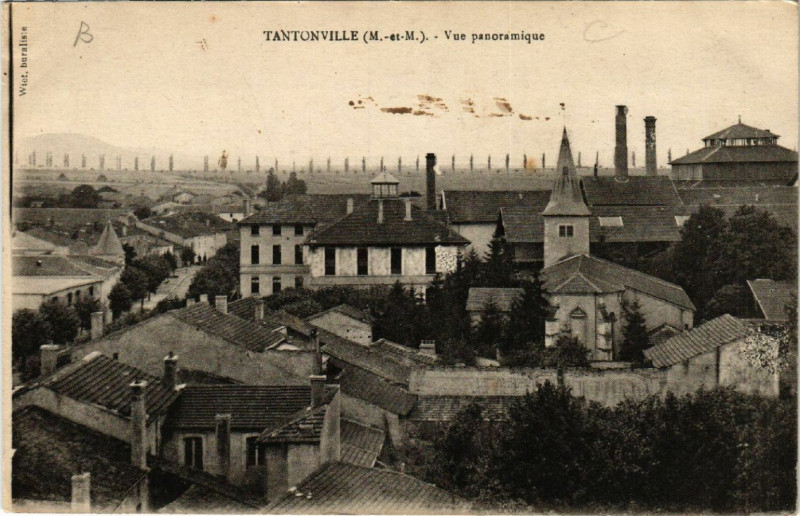 Carte postale ancienne Tantonville - Vue Panoramique à Tantonville