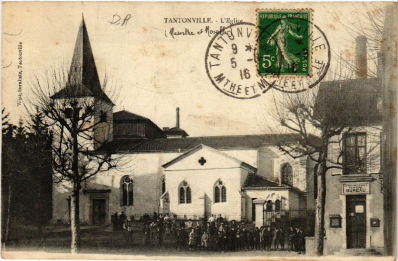 Carte postale ancienne Tantonville - L'Eglise à Tantonville