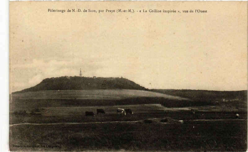 Carte postale ancienne Sion - La Colline Inspirée