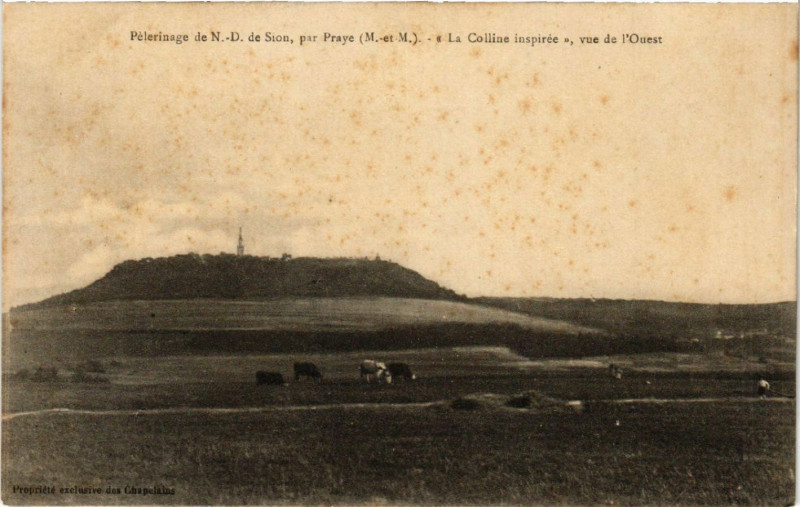 Carte postale ancienne Sion - La Colline Inspirée