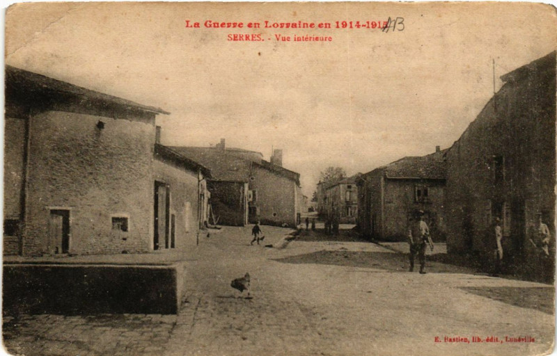 Carte postale ancienne Serres - Vue Interieure à Serres