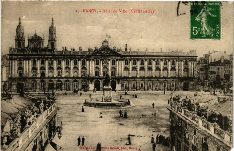 Carte postale ancienne Nancy - Hotel de Ville à Nancy
