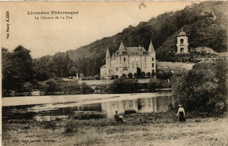Carte postale ancienne Liverdun - Le Chateau de La Flie à Liverdun