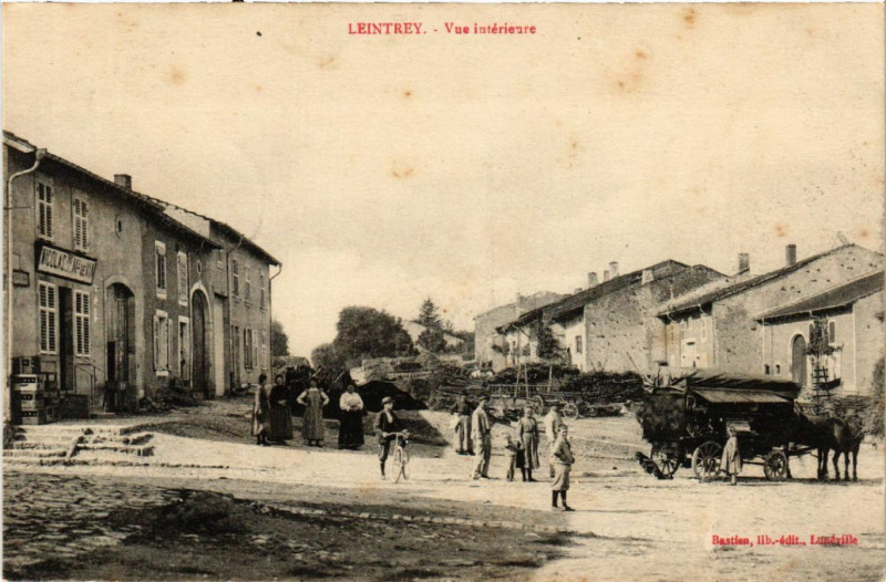 Carte postale ancienne Leintrey - Vue Interieure à Leintrey