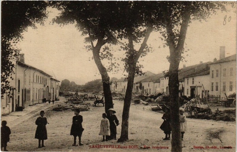 Carte postale ancienne Laneuveville-aux-Bois - Vue Interieure à Laneuveville-aux-Bois