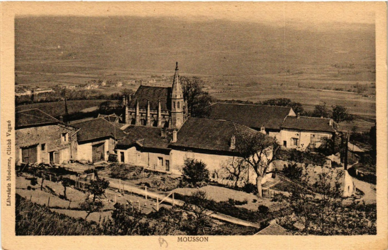 Carte postale ancienne Mousson - Vue - Scene à Mousson