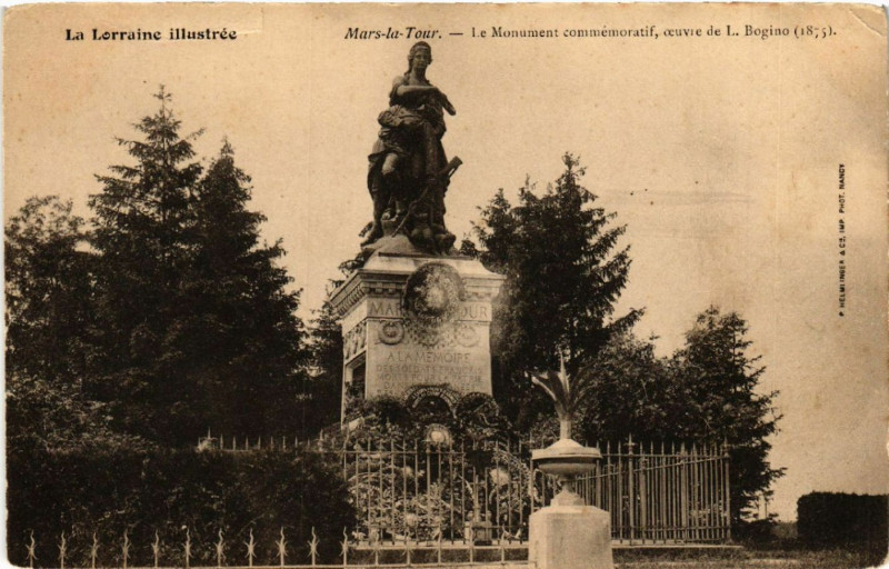 Carte postale ancienne Mars-la-Tour - Le Monument Commémoratif à Mars-la-Tour