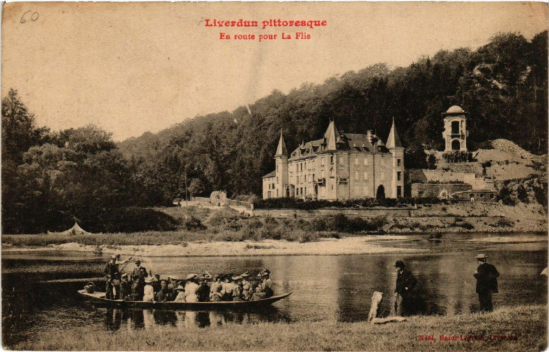 Carte postale ancienne Liverdun - En route pour La Flie à Liverdun