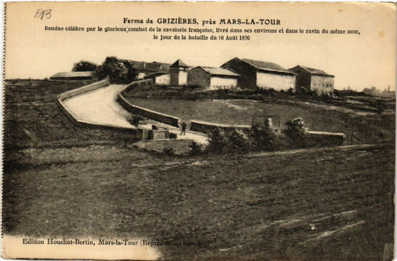 Carte postale ancienne Ferme de Grizieres - prés Mars-la-Tour à Mars-la-Tour