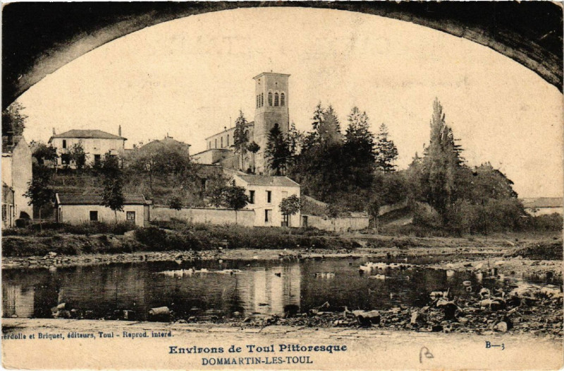Carte postale ancienne Dommartin-les-Toul - Environs de Toul - Vue - Scene à Dommartin-lès-Toul