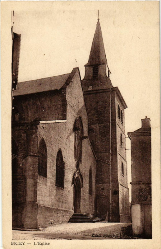 Carte postale ancienne Briey - L'Eglise
