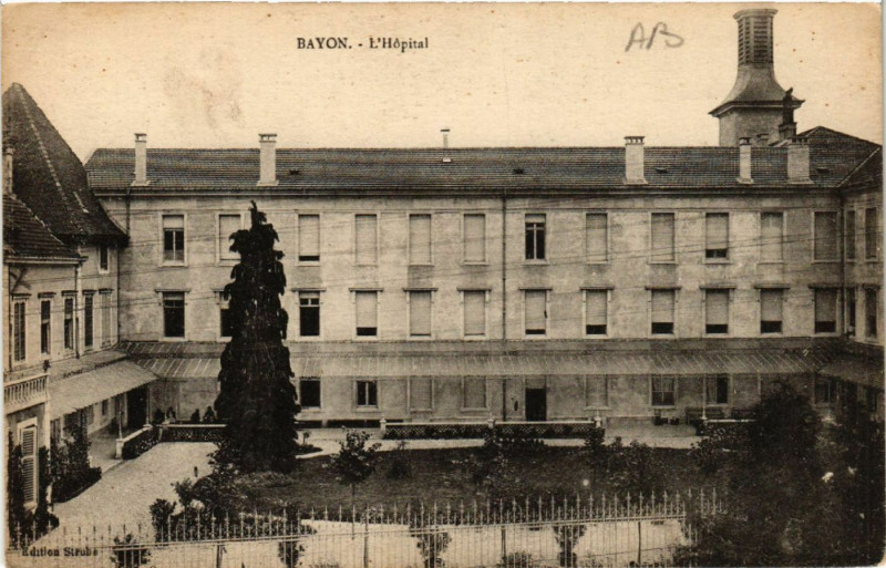 Carte postale ancienne Bayon - L'Hopital à Bayon