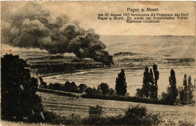 Carte postale ancienne Pagny a. Mosel