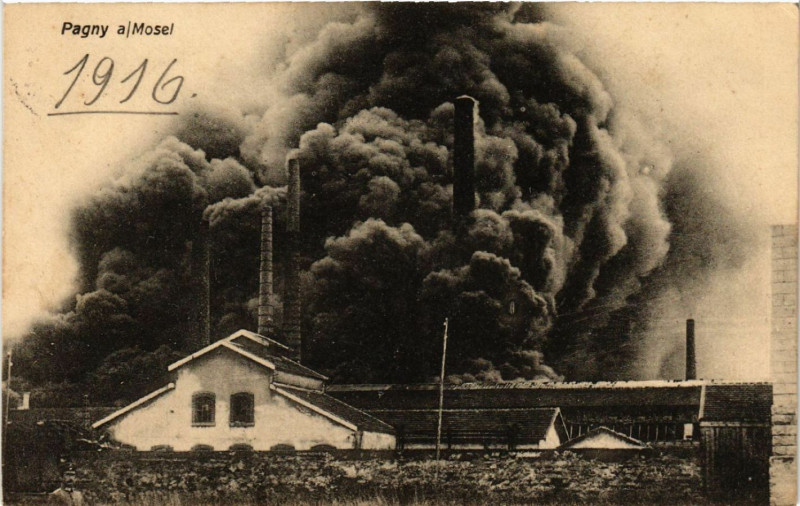 Carte postale ancienne Pagny a/ Mosel