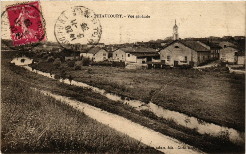 Carte postale ancienne Thiaucourt - Vue Generale