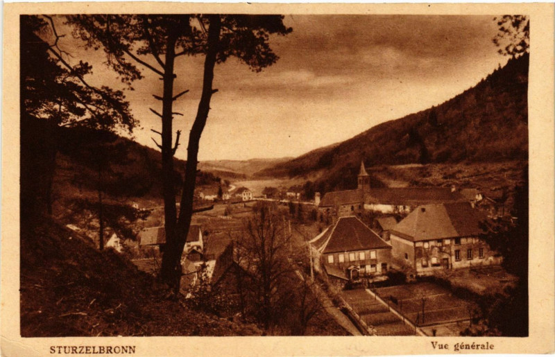 Carte postale ancienne Sturzelbronn - Vue Generale
