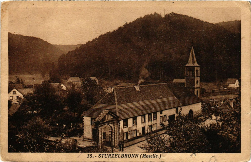 Carte postale ancienne Sturzelbronn - Vue