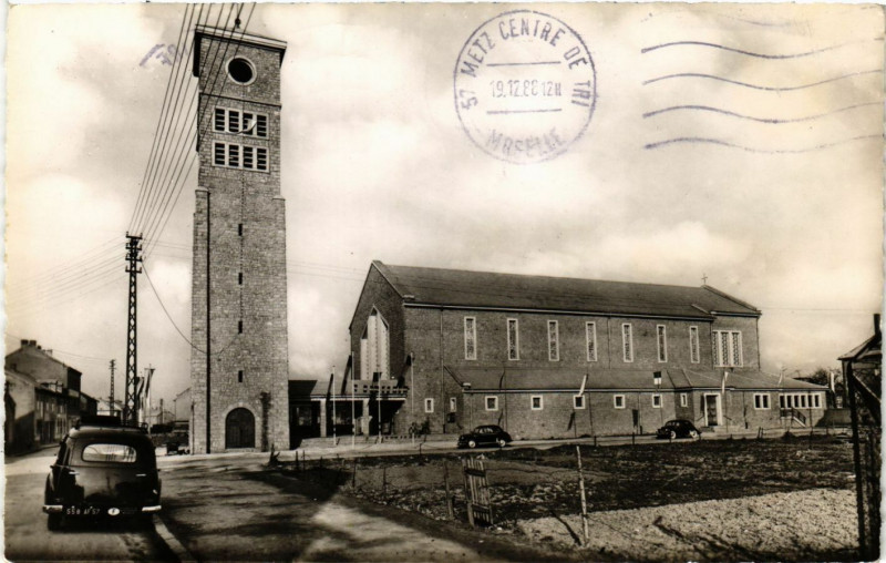 Carte postale ancienne Hagondange - Nouvelle Eglise - 1988