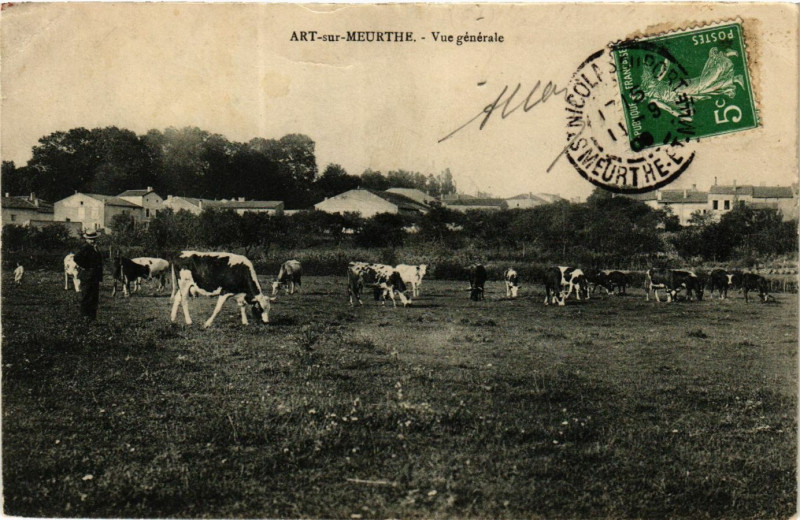 Carte postale ancienne Art-sur-Meurthe - Vue Generale à Art-sur-Meurthe