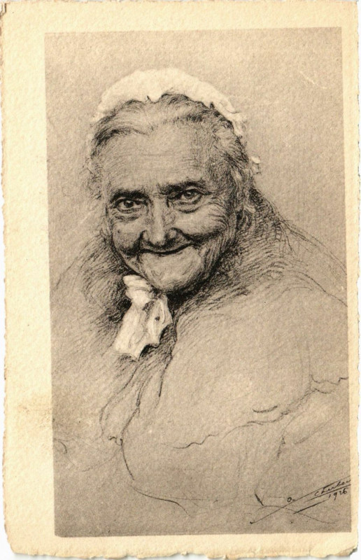 Carte postale ancienne Tétes de Lorraine - Type