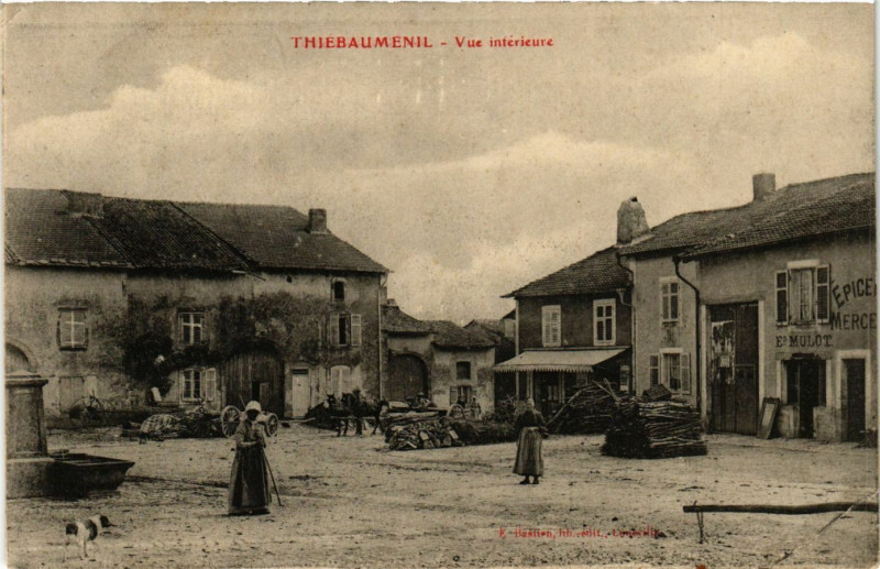 Carte postale ancienne Thiebaumenil - Vue Interieure à Thiébauménil