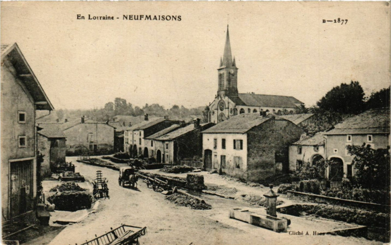 Carte postale ancienne Neufmaisons - En Lorraine - Scene à Neufmaisons