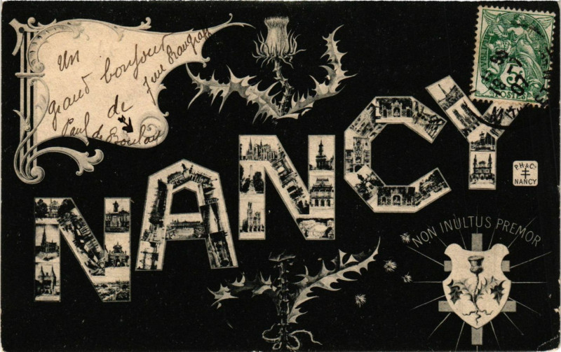 Carte postale ancienne Nancy - Scenes à Nancy