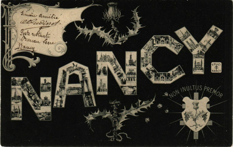 Carte postale ancienne Nancy - Scenes à Nancy