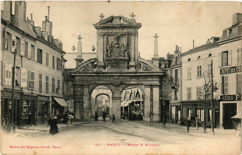 Carte postale ancienne Nancy - PorteSaint-Nicolas à Nancy