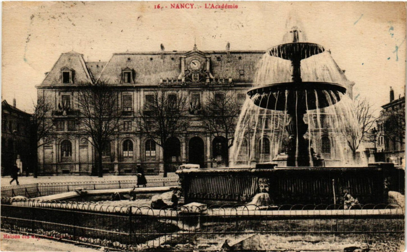 Carte postale ancienne Nancy - L'Academie à Nancy