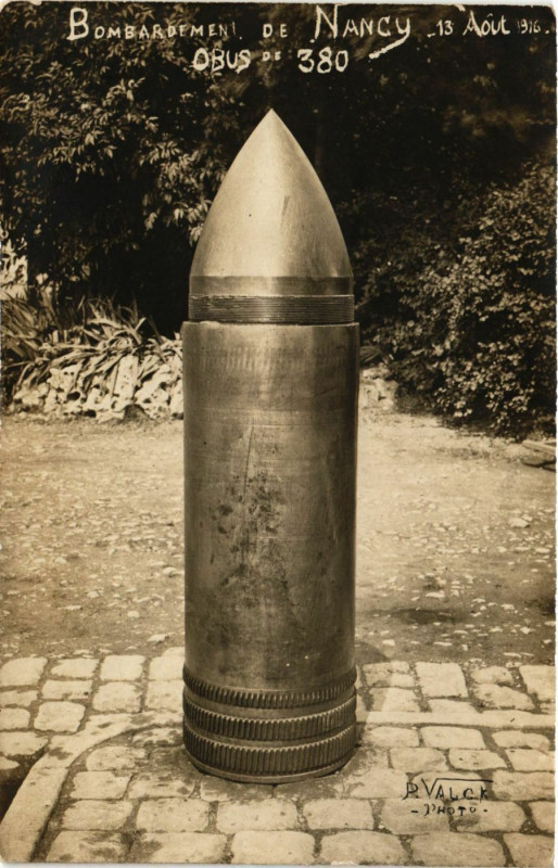 Carte postale ancienne Nancy - Bombardement de Nancy - 1916 à Nancy