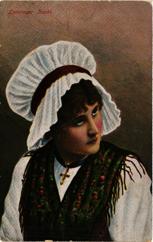 Carte postale ancienne Lothringer - Tracht