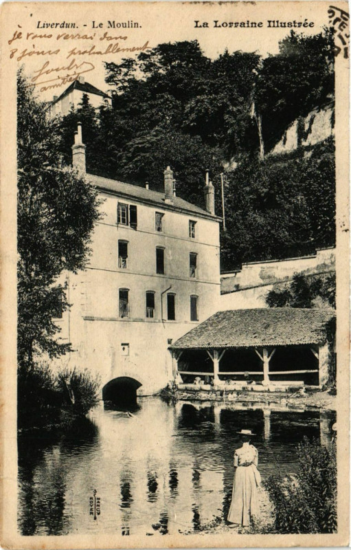 Carte postale ancienne Liverdun - La Moulin à Liverdun