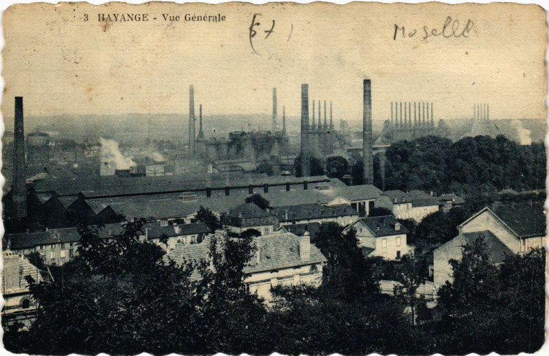 Carte postale ancienne Hayange - Vue Generale