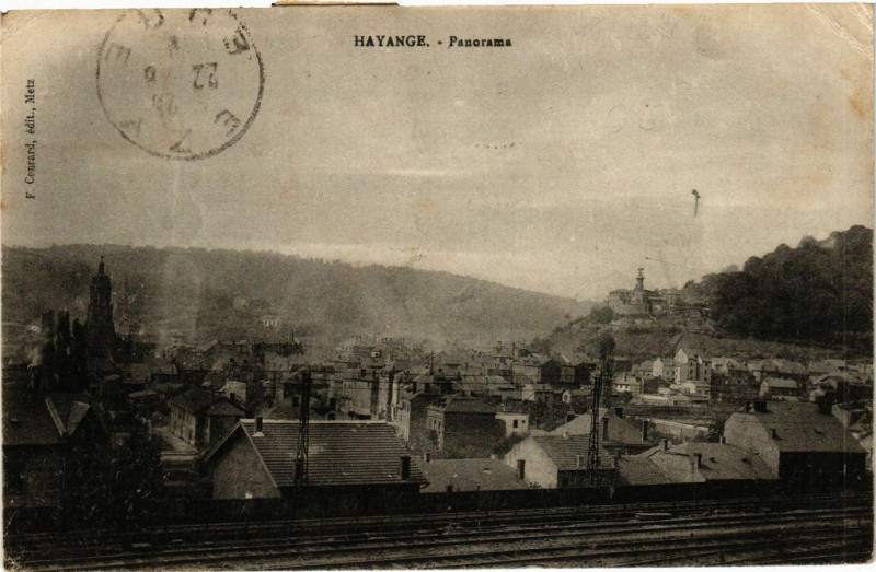 Carte postale ancienne Hayange - Panorama