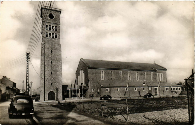 Carte postale ancienne Hagondange - Nouvelle Eglise - 1988