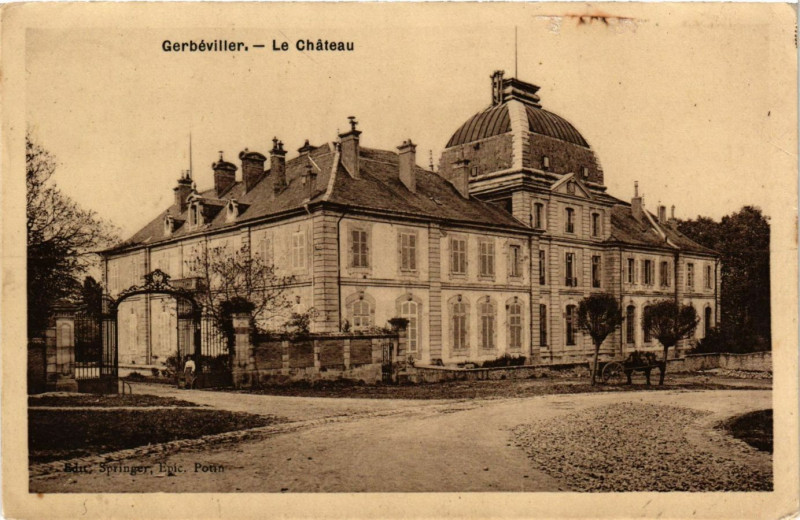 Carte postale ancienne Gerbeviller - Gerbéviller - Le Chateau à Gerbéviller