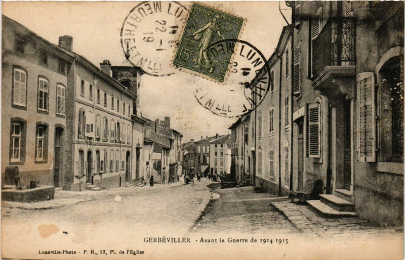 Carte postale ancienne Gerbeviller - Gerbéviller - Avant la Guerre de 1914-1915 à Gerbéviller