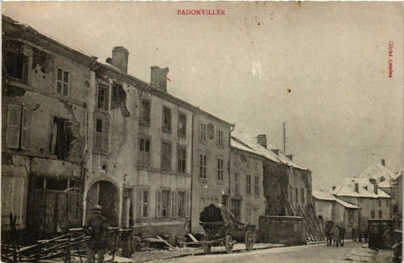 Carte postale ancienne Badonviller - Scene à Badonviller