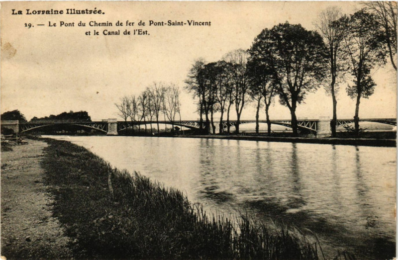 Carte postale ancienne Le Pont du Chemin de fer