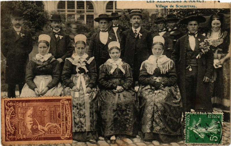 Carte postale ancienne Village de Schleithal