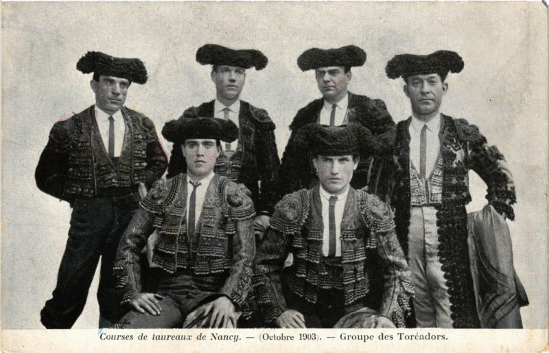 Carte postale ancienne Nancy - Groupe des Torendors à Nancy