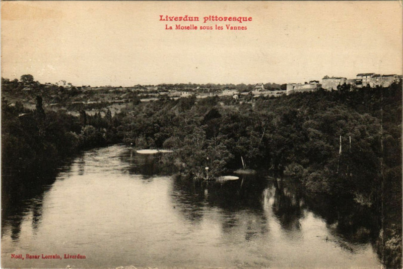Carte postale ancienne Le Moselle sous les Vannes