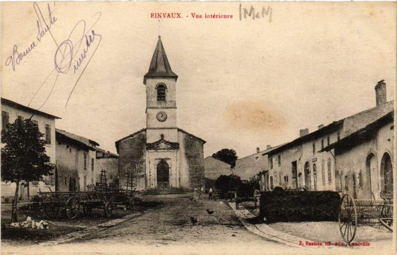 Carte postale ancienne Einvaux - Vue interieure à Einvaux